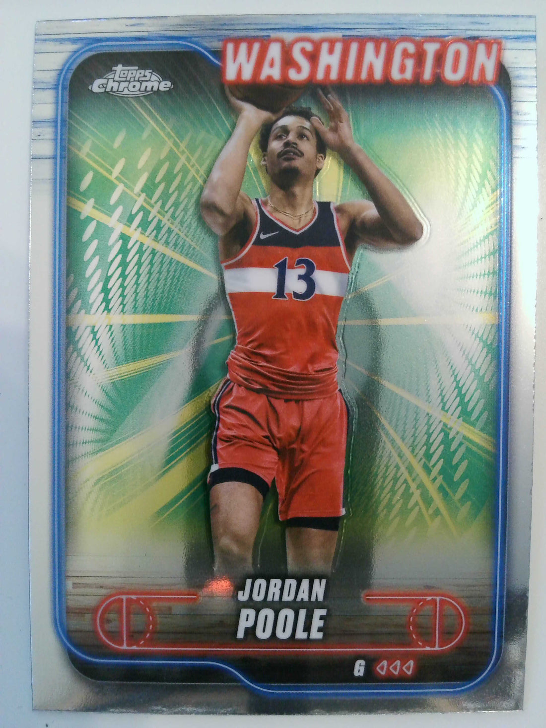 2024-25 Topps Chrome Basketball Jordan Poole #8