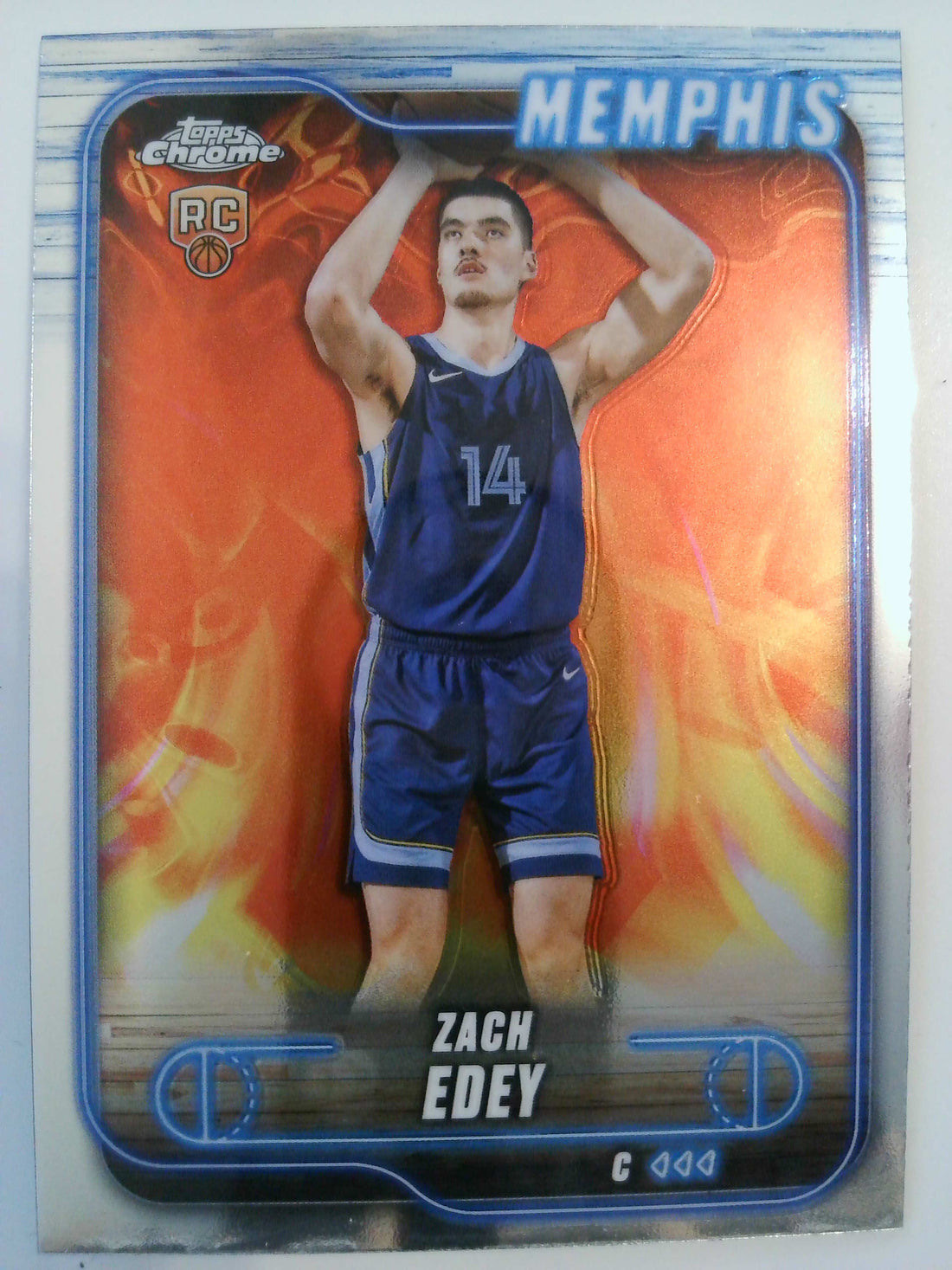 2024-25 Topps Chrome Basketball Zach Edey #152 Rookie