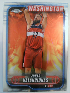 2024-25 Topps Chrome Basketball Jonas Valan?i?nas #91
