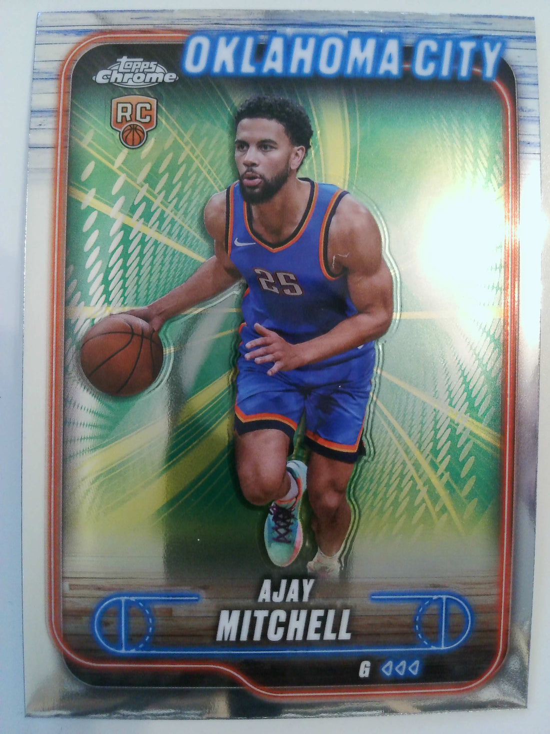2024-25 Topps Chrome Basketball Ajay Mitchell #132 Rookie