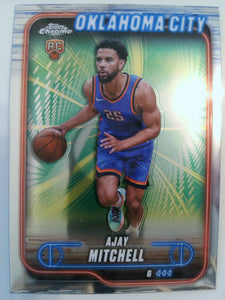 2024-25 Topps Chrome Basketball Ajay Mitchell #132 Rookie