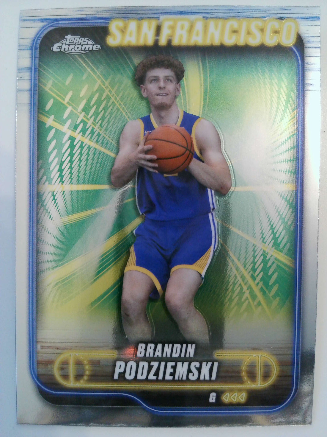 2024-25 Topps Chrome Basketball Brandin Podziemski #7