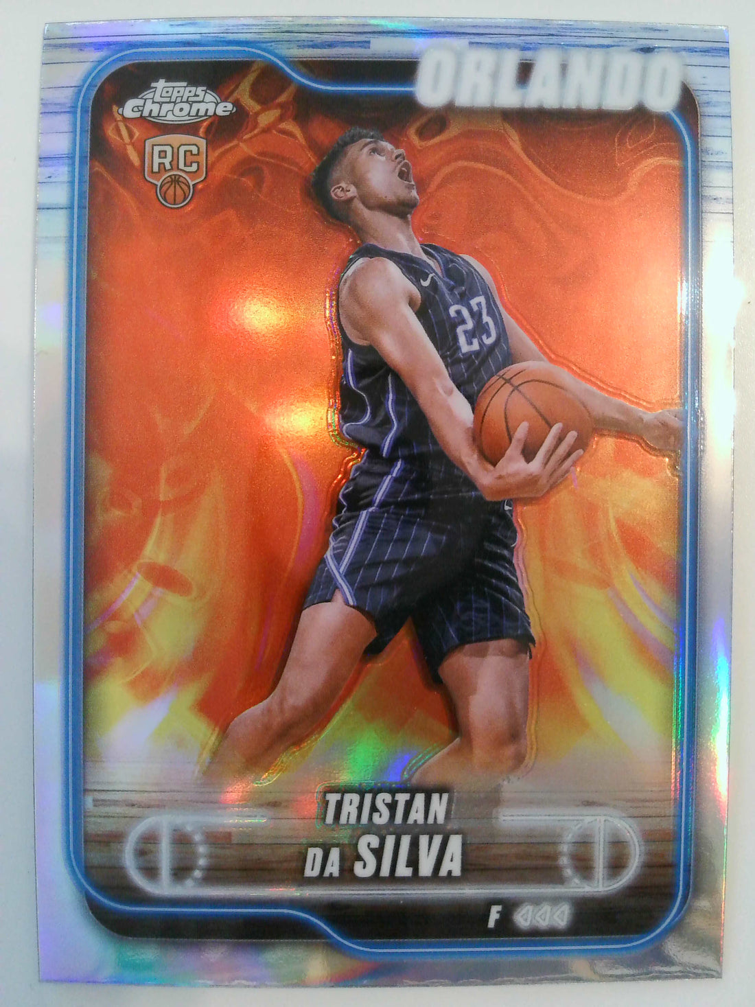 2024-25 Topps Chrome Basketball Refractor Tristan da Silva #124 Rookie