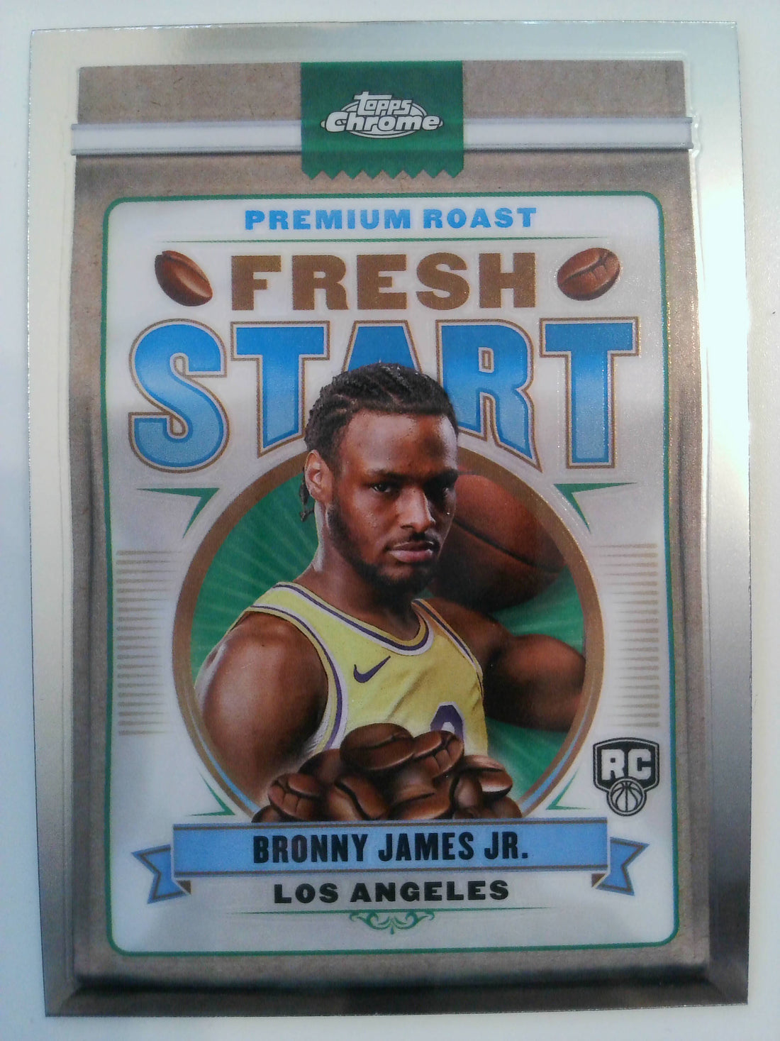 2024-25 Topps Chrome Basketball Fresh Start Bronny James Jr. #FS-15