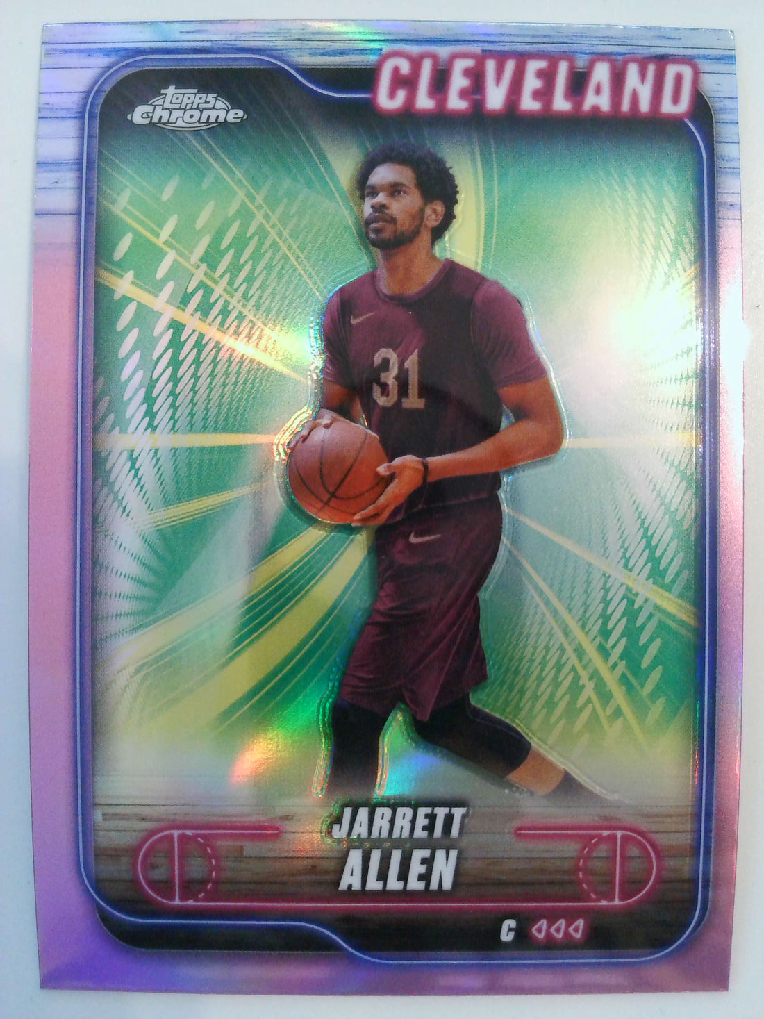 2024-25 Topps Chrome Basketball Pink Refractor Jarrett Allen #17
