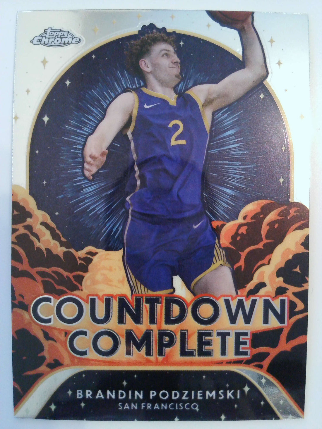 2024-25 Topps Chrome - Countdown Complete Basketball Brandin Podziemski #CC-7