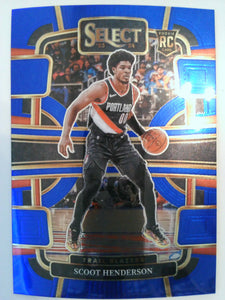 2023-24 Panini Select Basketball Scoot Henderson #77 Rookie