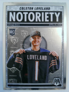 2025 Panini Mosaic Football Notoriety Colston Loveland #24