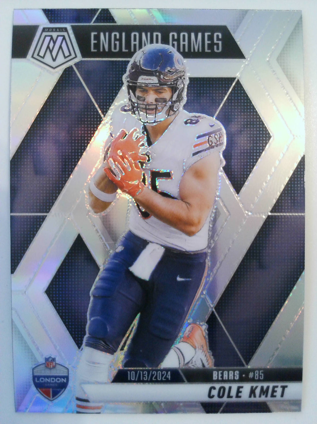2025 Panini Mosaic Football Silver Cole Kmet #254