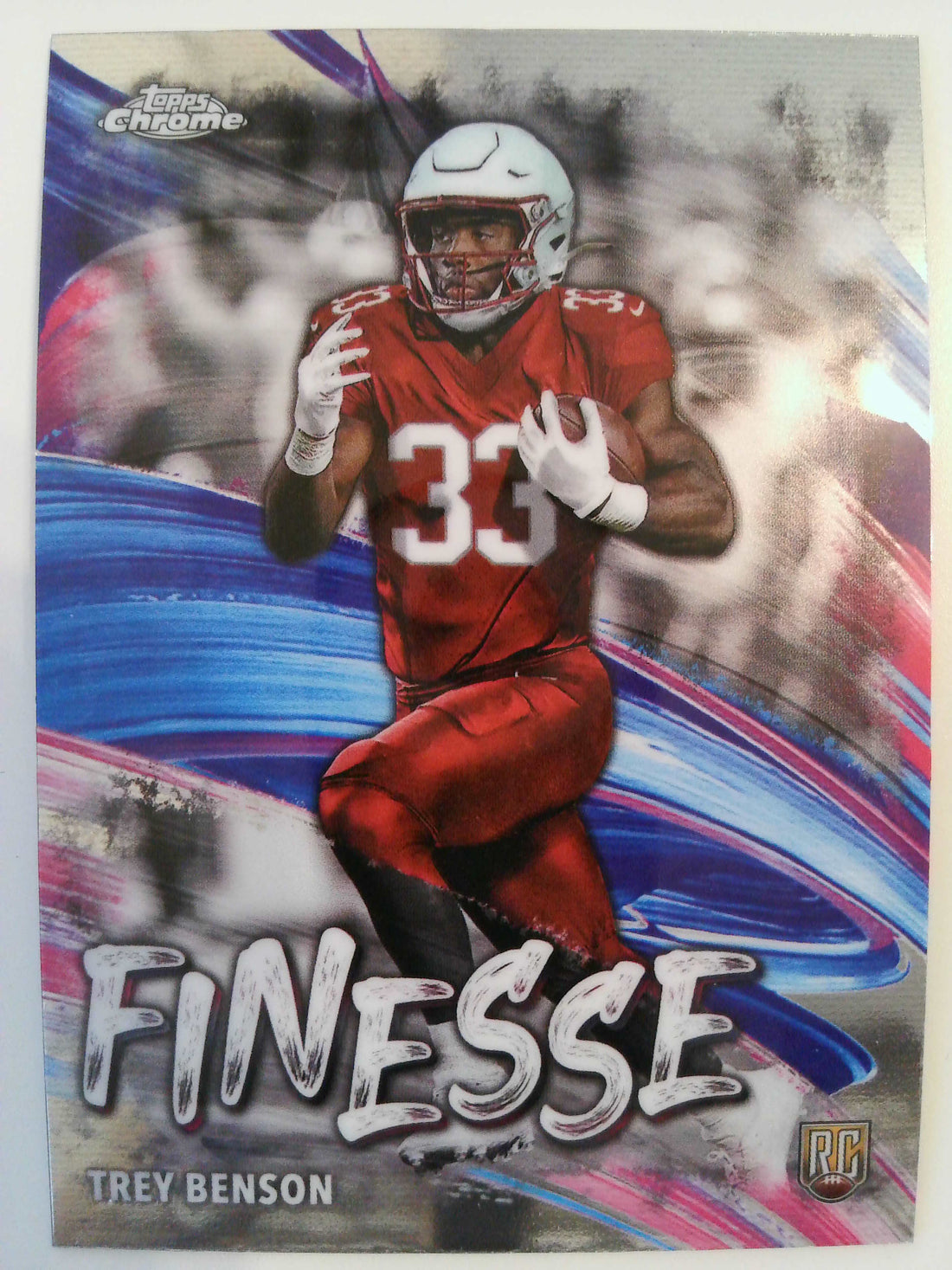 2024 Topps Chrome Football Finesse Trey Benson #F-9
