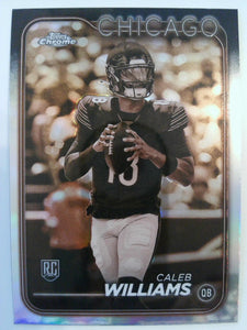2024 Topps Chrome Football Sepia Refractor Caleb Williams #202 Rookie