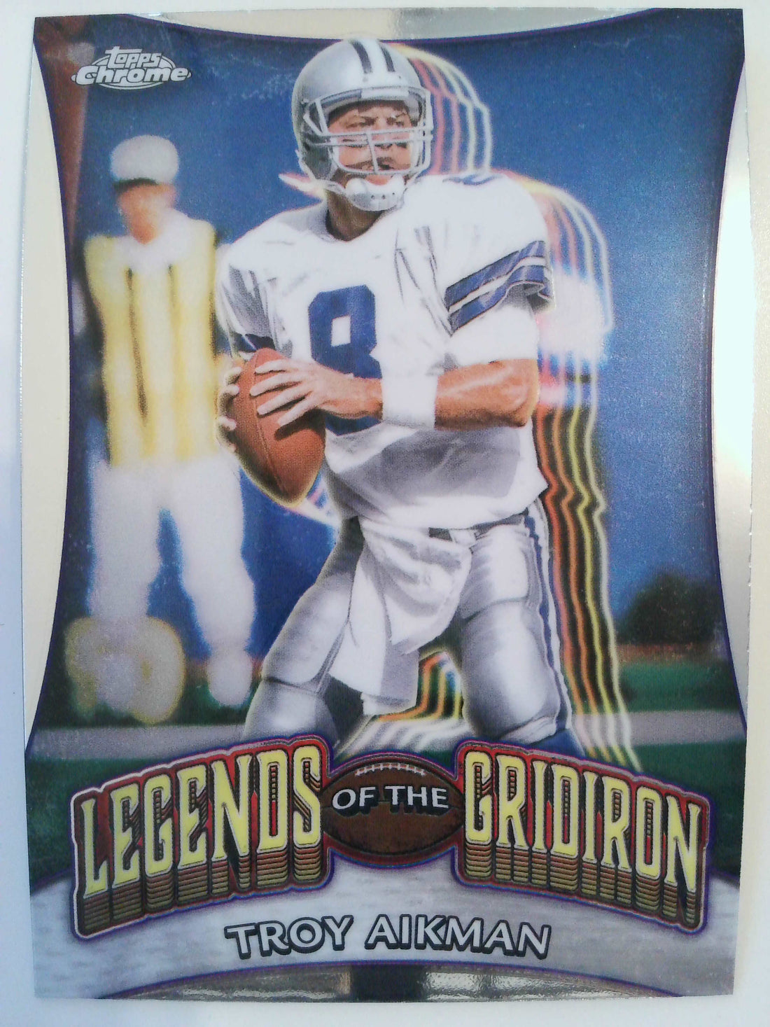 2024 Topps Chrome Football Legends of the Gridiron Troy Aikman #LOG-17