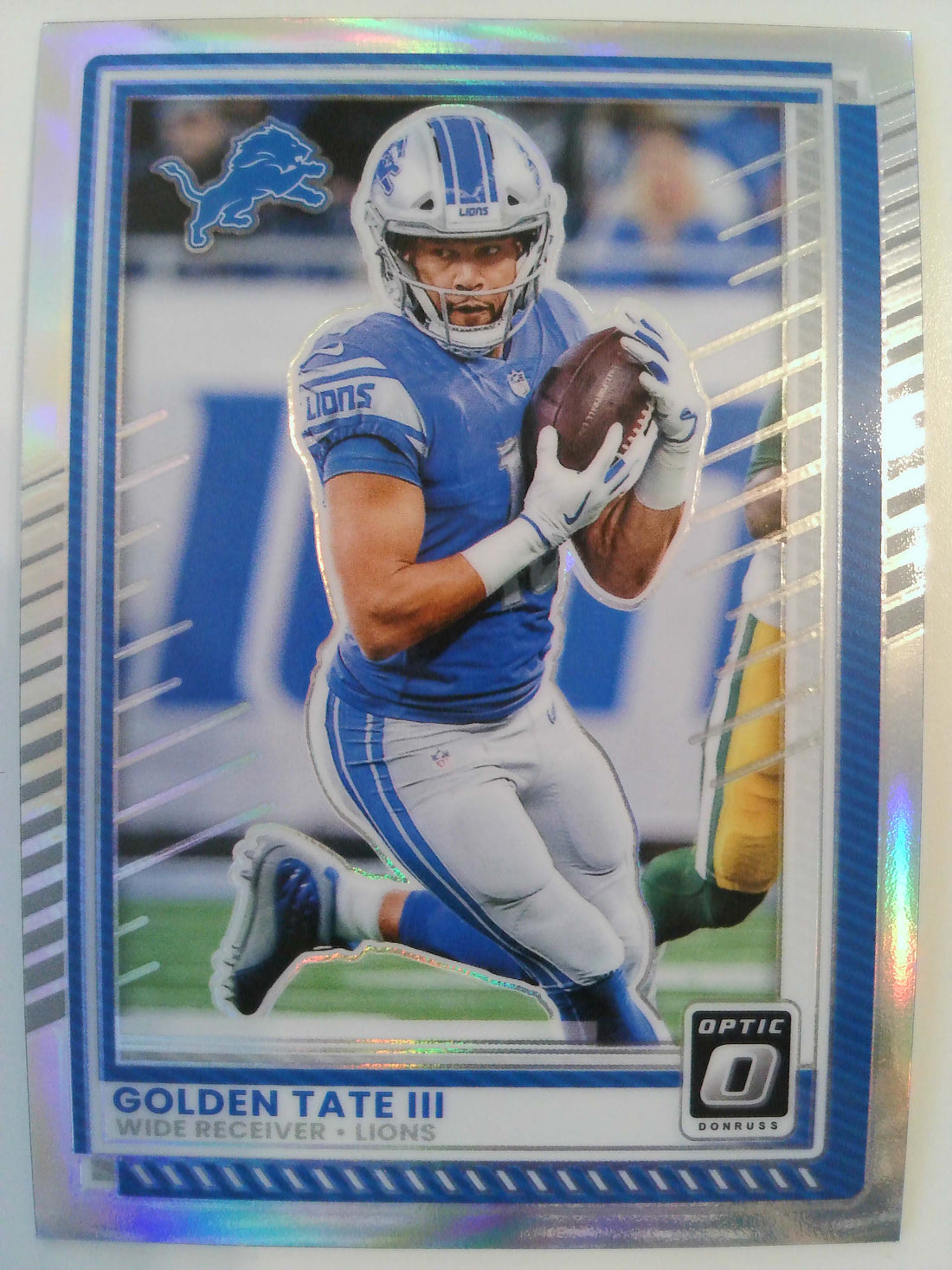 2025 Donruss Optic Football Holo Golden Tate III #124