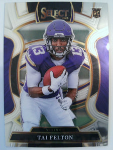 2025 Panini Select Football Tai Felton #64 Rookie