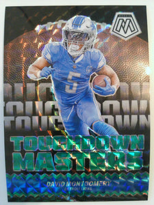 2024 Panini MosaicTouchdown Masters Mosaic Green David Montgomery #TM-DMY