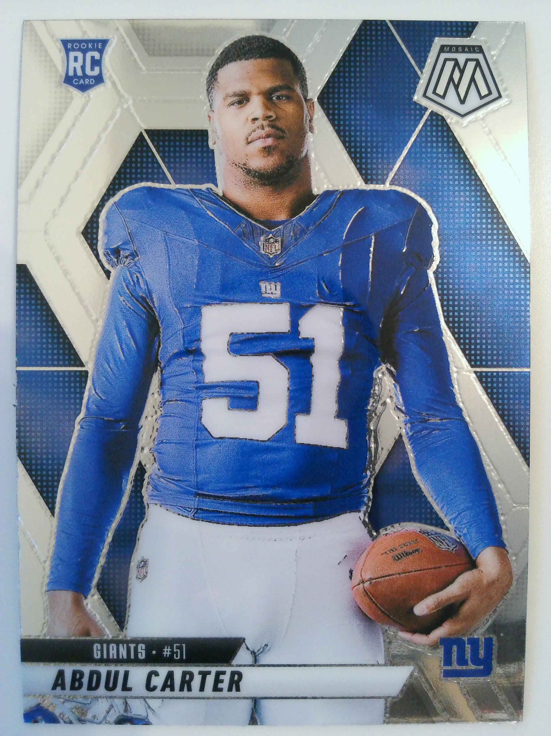 2025 Panini Mosaic Football Abdul Carter #282 Rookie