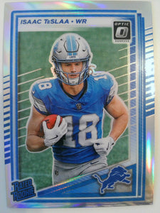2025 Donruss Optic Football Holo Isaac TeSlaa #219 Rookie