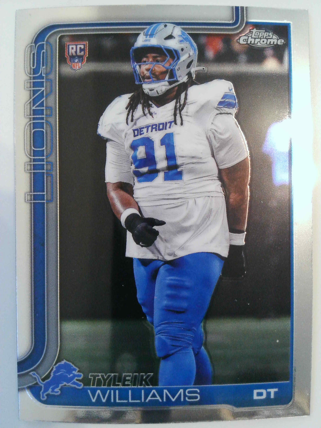 2025 Topps Chrome Football Tyleik Williams #364 Rookie