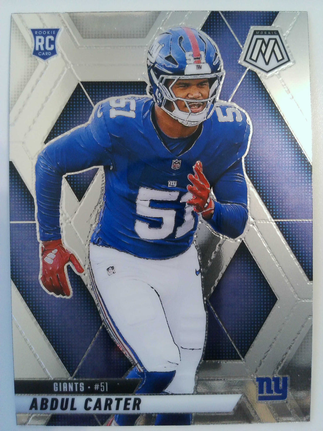 2025 Panini Mosaic Football Abdul Carter #317 Rookie