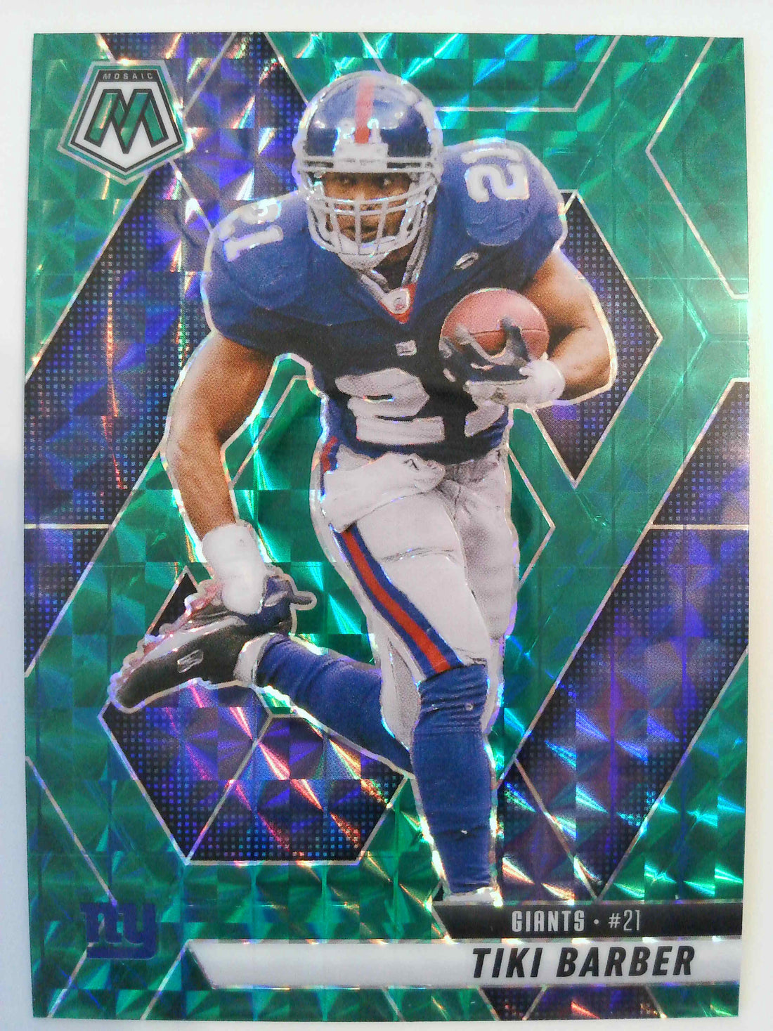 2025 Panini Mosaic Football Mosaic Green Tiki Barber #12
