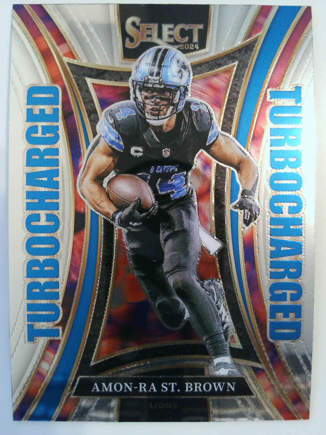 2024 Panini Select Football Turbocharged Amon-Ra St. Brown #25