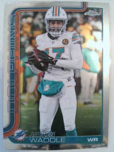 2025 Topps Chrome Football Jaylen Waddle #186