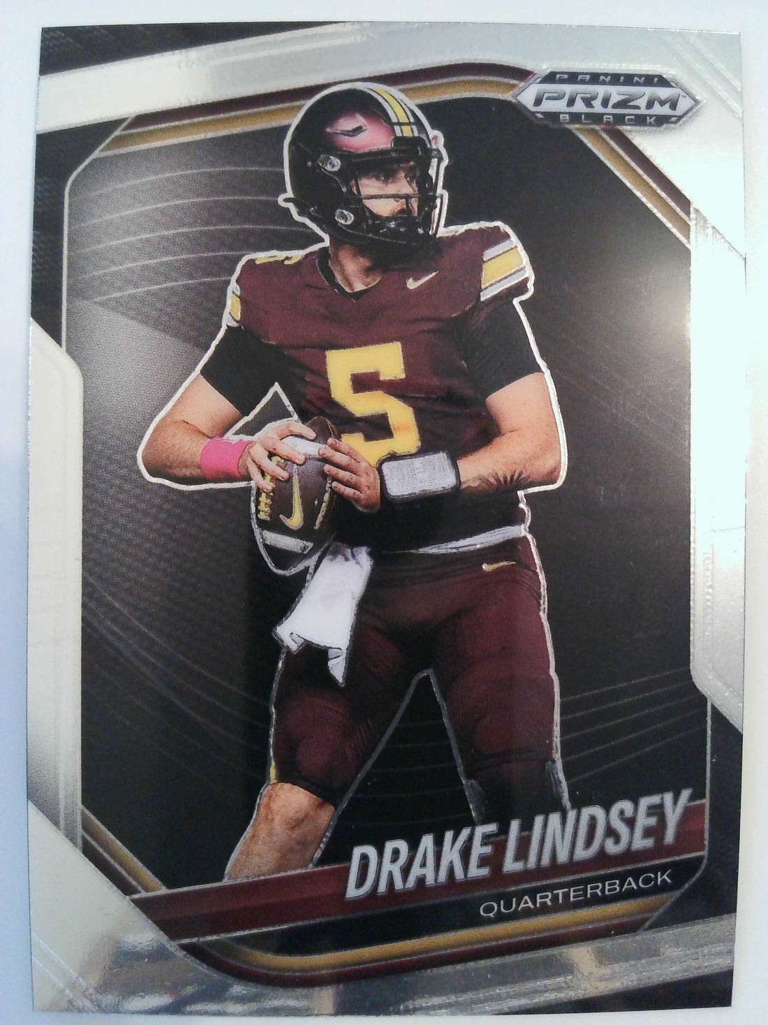 2025 Panini Prizm Black Football Drake Lindsey #166