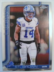 2025 Topps Chrome Football Amon-Ra St. Brown #98