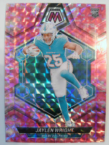 2024 Panini Mosaic Football Pink Mosaic Jaylen Wright #383 Rookie