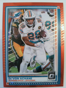 2025 Donruss Optic Football Red De'Von Achane #86