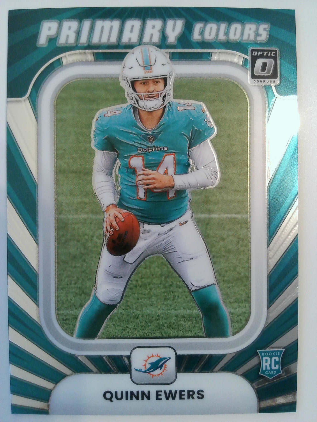 2025 Donruss Optic Football Rookie Primary Colors Quinn Ewers #9