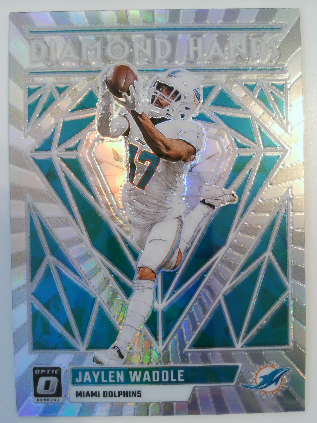 2023 Donruss Optic Football Diamond Hands Jaylen Waddle #DH-JW