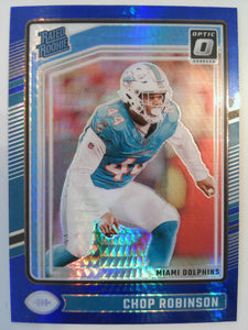 2024 Donruss Optic Football Blue Hyper Chop Robinson #219