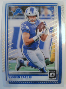 2025 Donruss Optic Football Golden Tate III #124