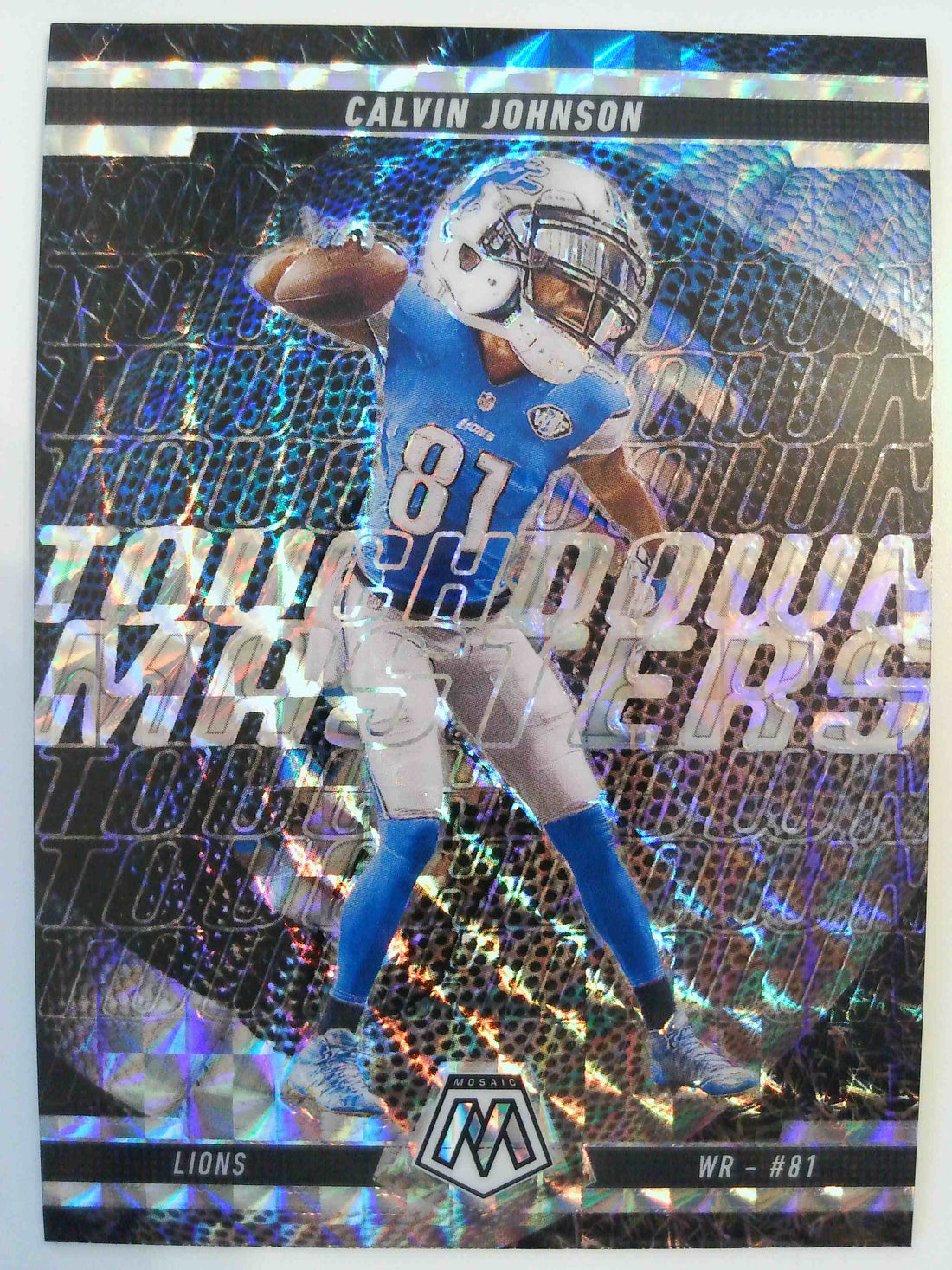 2025 Panini Mosaic Football Touchdown Masters Mosaic Calvin Johnson #16