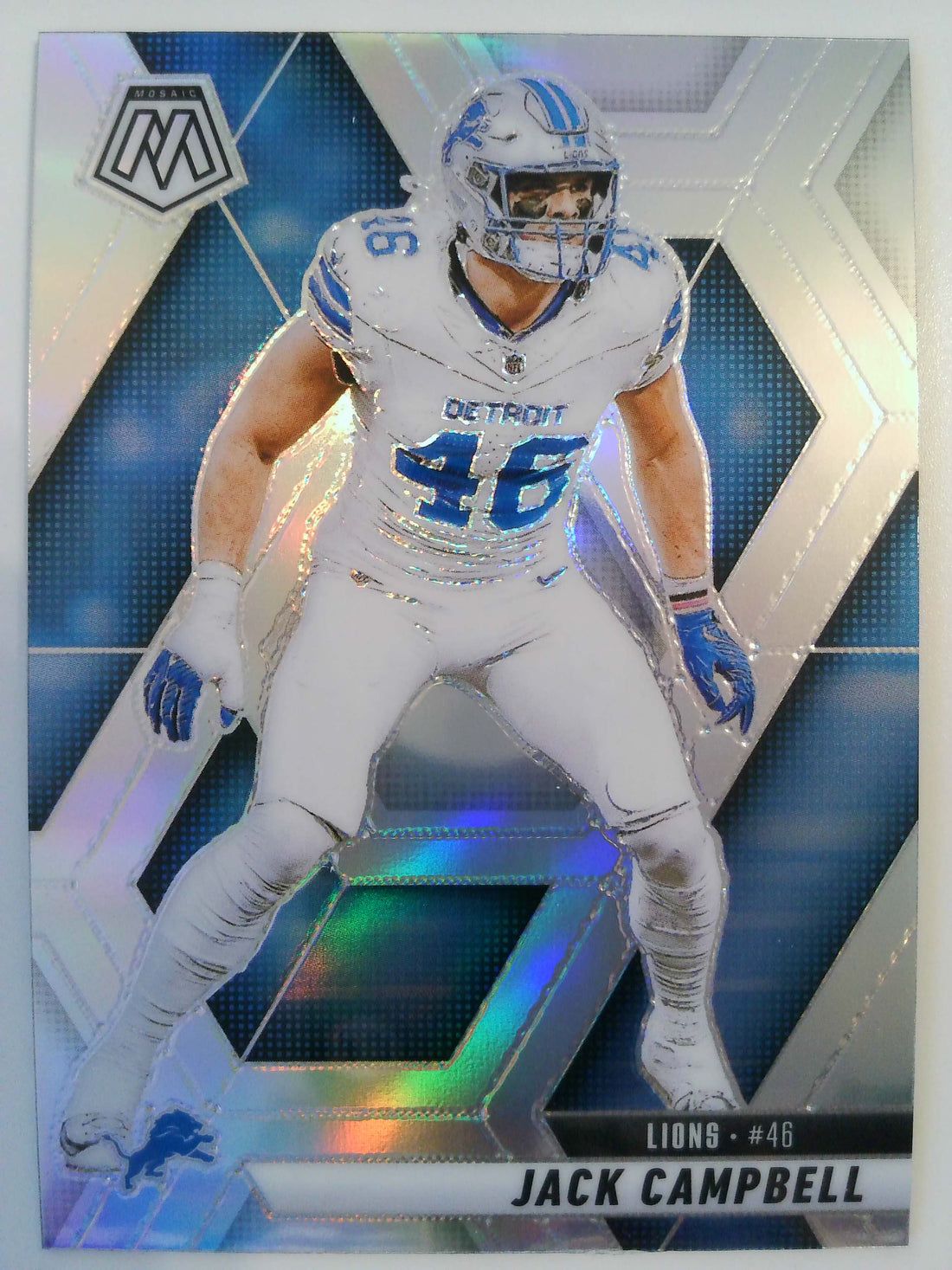 2025 Panini Mosaic Football Silver Jack Campbell #147