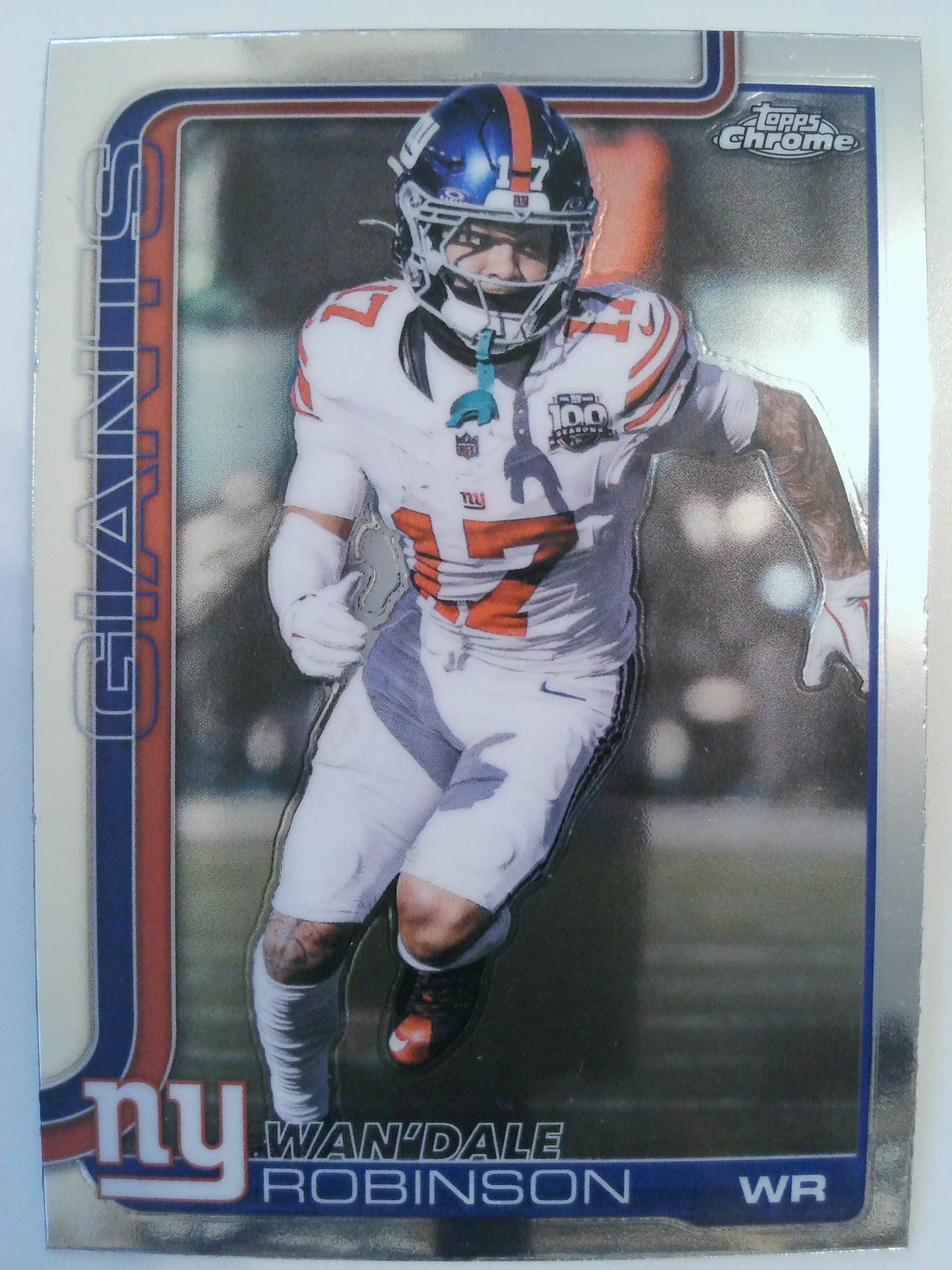 2025 Topps Chrome Football Wan'Dale Robinson #227