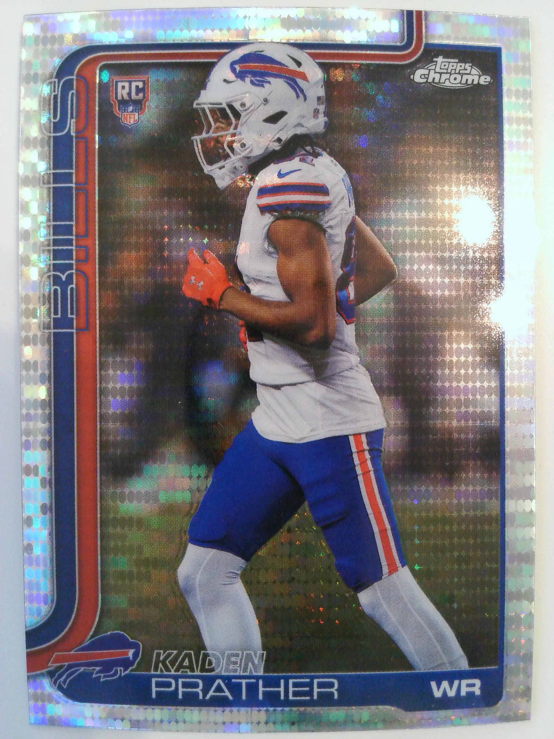 2025 Topps Chrome Football Pulsar Refractor Kaden Prather #394 Rookie
