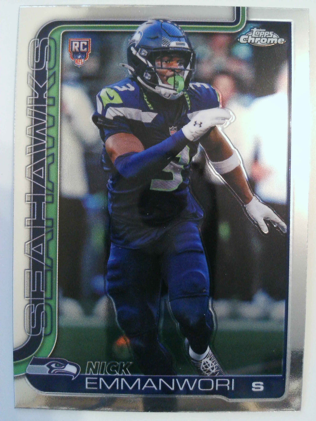 2025 Topps Chrome Football Nick Emmanwori #348 Rookie