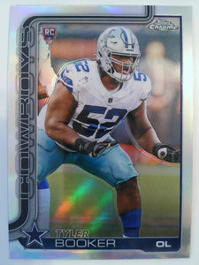 2025 Topps Chrome Football Refractor Tyler Booker #381 Rookie