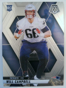 2025 Panini Mosaic Football Will Campbell #378 Rookie
