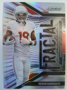 2025 Panini Prizm Football Fractal Silver Marvin Harrison Jr. #12