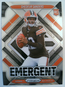 2025 Panini Prizm Football Emergent Shedeur Sanders #17