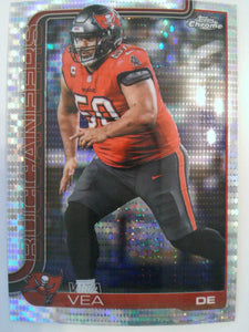 2025 Topps Chrome Football Pulsar Refractor Vita Vea #286