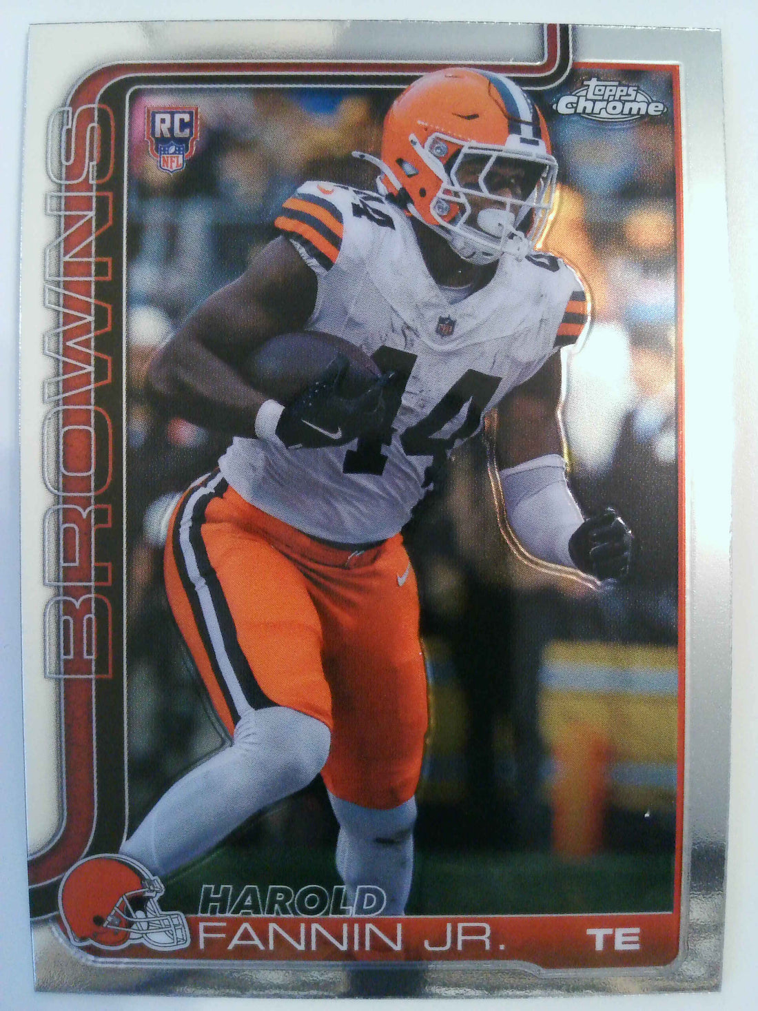 2025 Topps Chrome Football Harold Fannin Jr. #339 Rookie