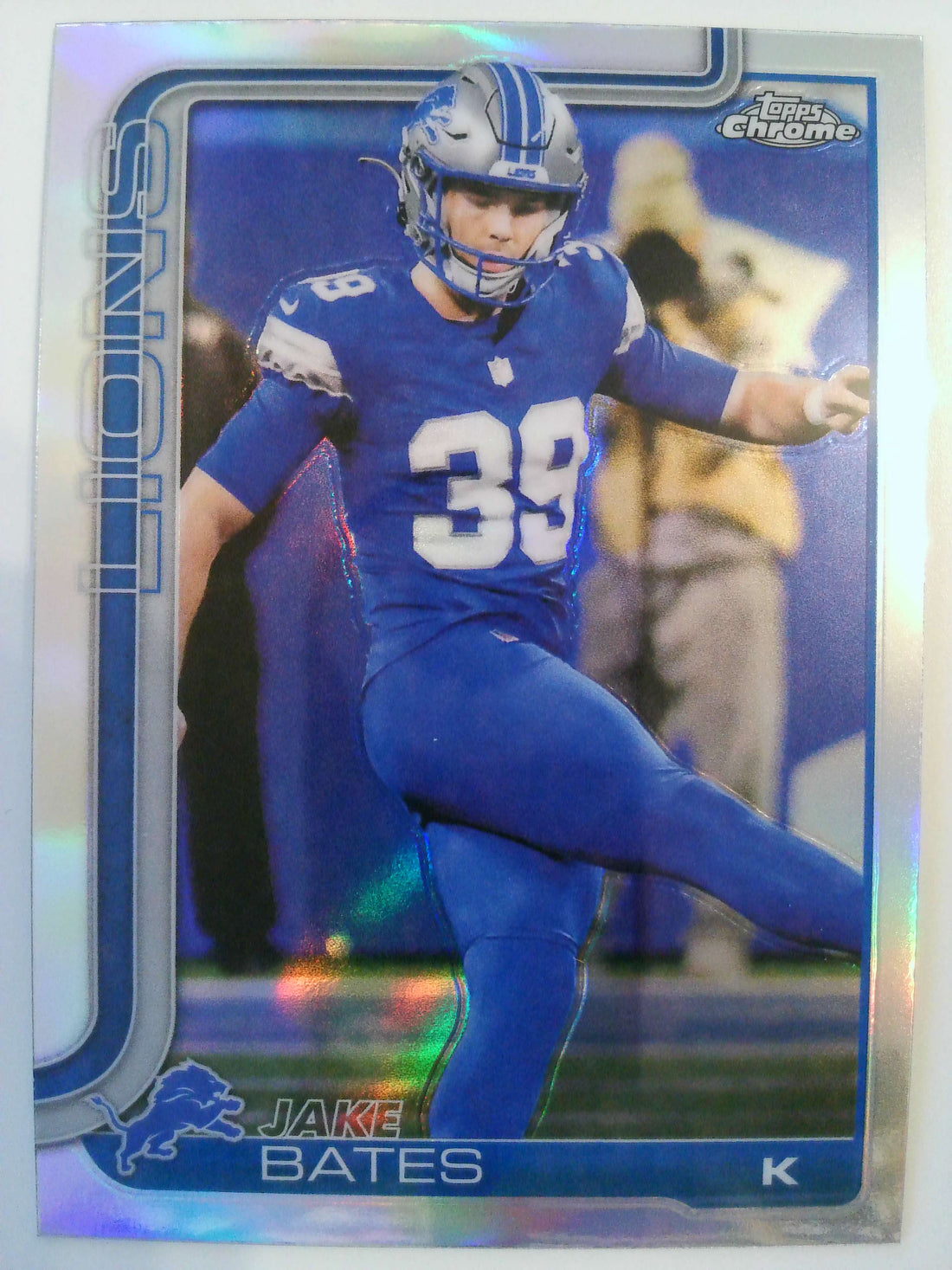 2025 Topps Chrome Football Refractor Jake Bates #105