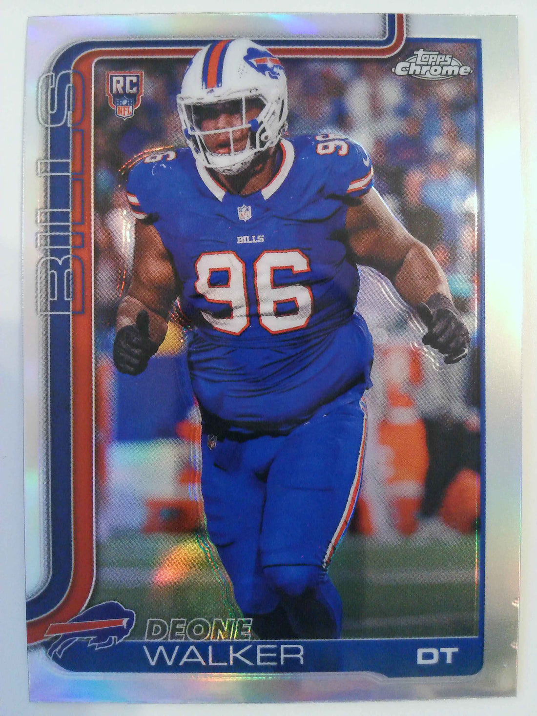 2025 Topps Chrome Football Refractor Deone Walker #360 Rookie