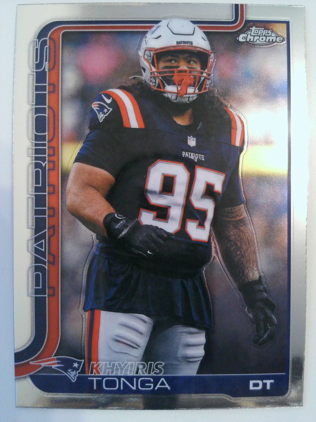 2025 Topps Chrome Football Khyiris Tonga #214