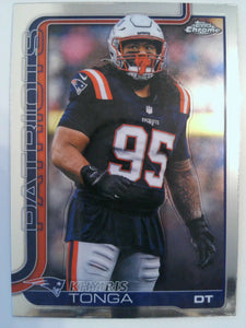 2025 Topps Chrome Football Khyiris Tonga #214