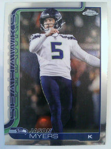 2025 Topps Chrome Football Jason Myers #280